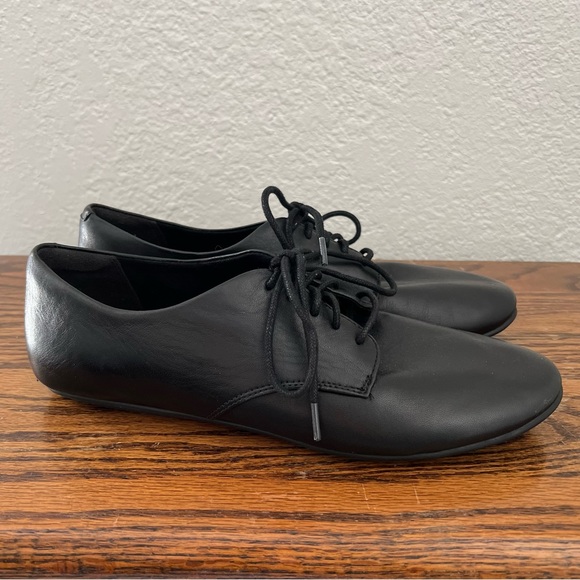 Fitflop Black Lace Tie Up Adeola Derby Oxfords Size 10 - Picture 4 of 9